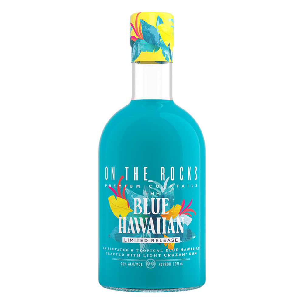 On The Rocks Cruzan Blue Hawaiian 375ml