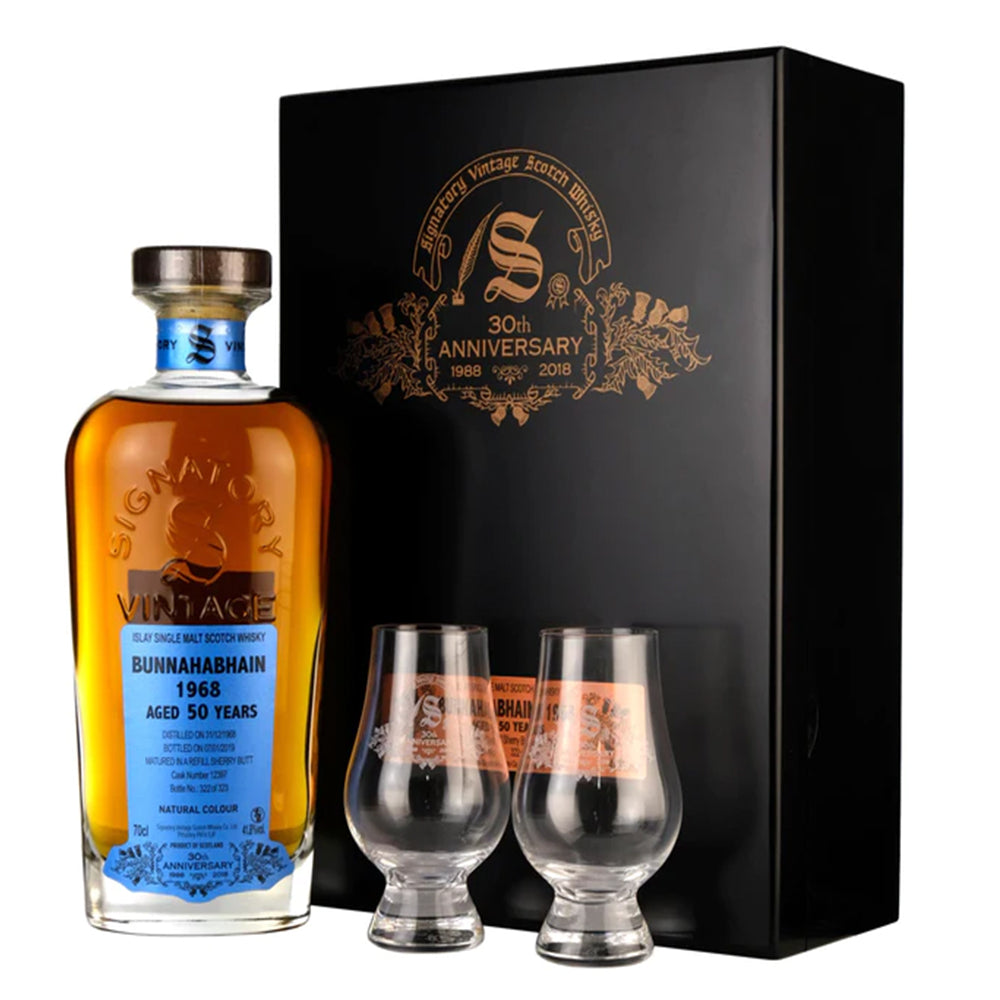 Bunnahabhain 1968 50 Year Old Signatory 30th Anniversary