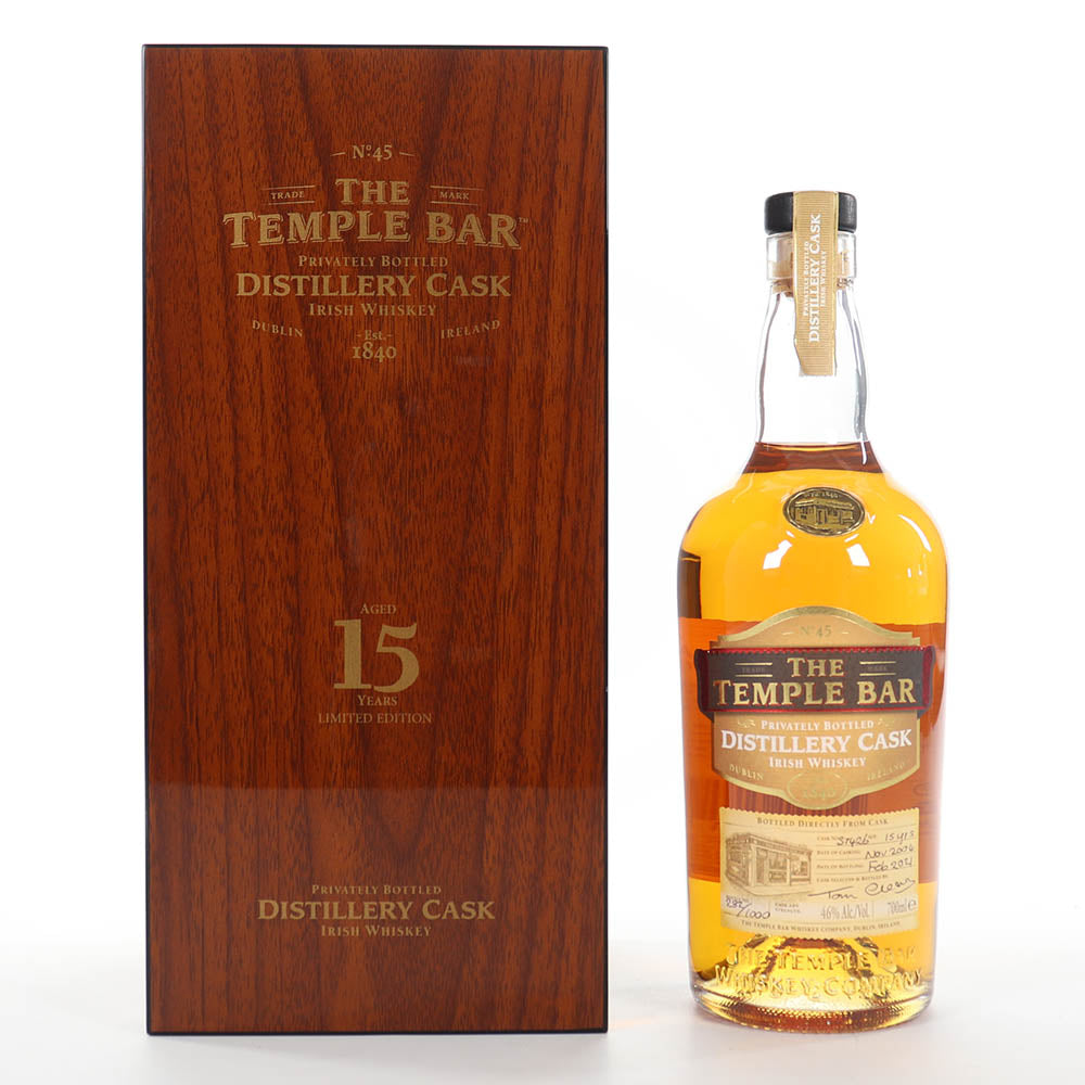 Temple Bar Whiskey Distillery Cask 15 Year Old