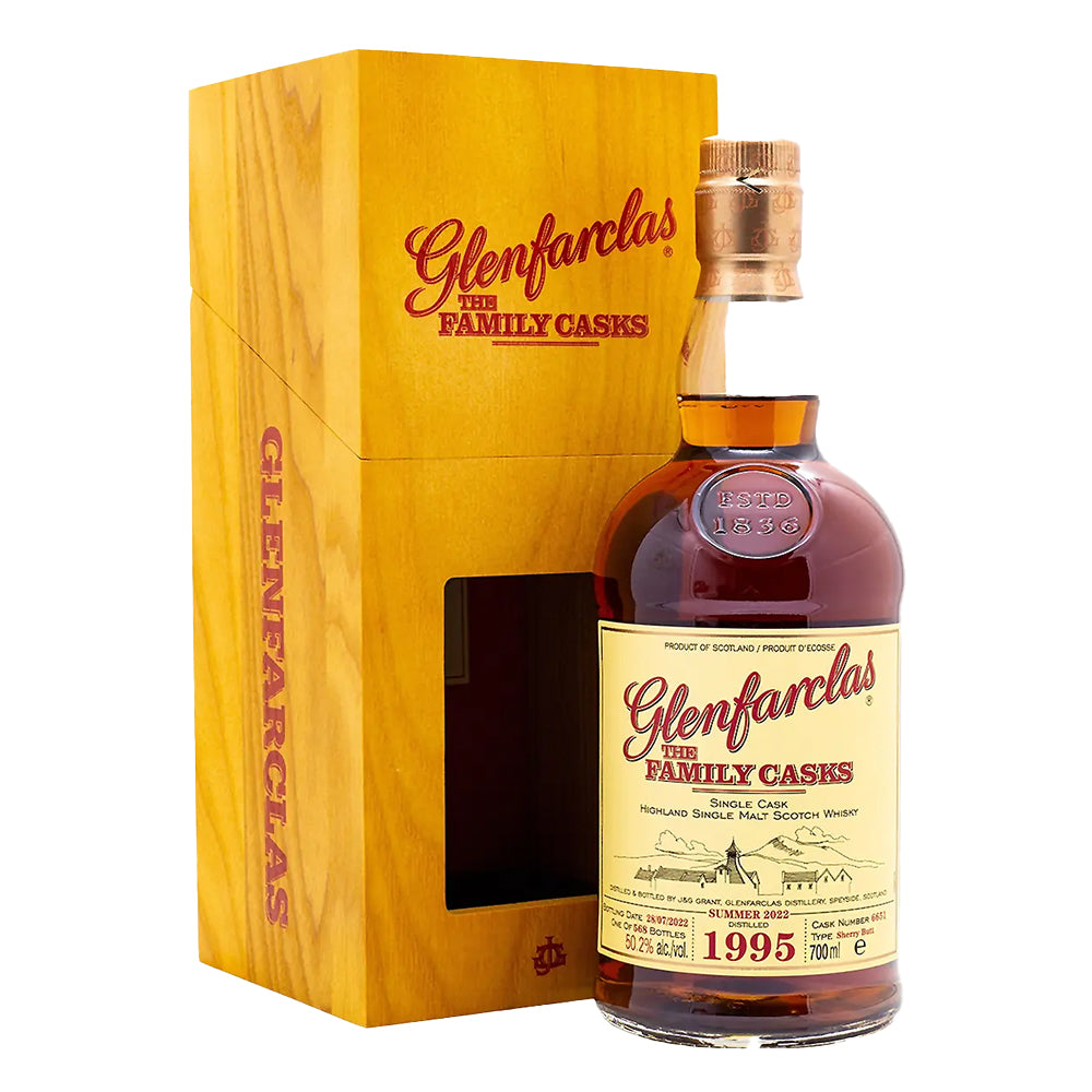 Glenfarclas 1995 (cask 6651) Family Cask Summer 2022 Release