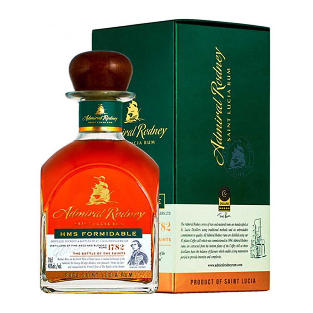 Admiral Rodney Saint Lucia Rum HMS Formidable
