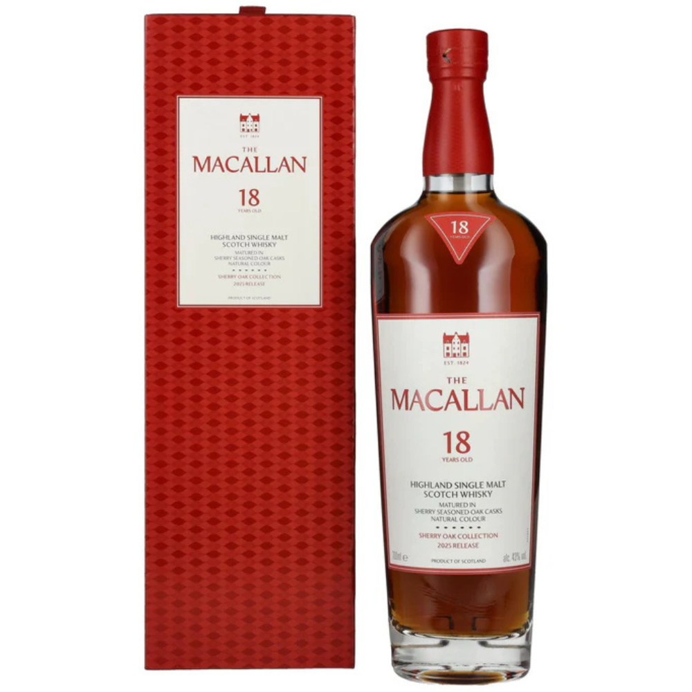 The Macallan 18 Year Old Sherry Oak 2025 Release The Macallan 18 Year Old Sherry Oak 2025 Release