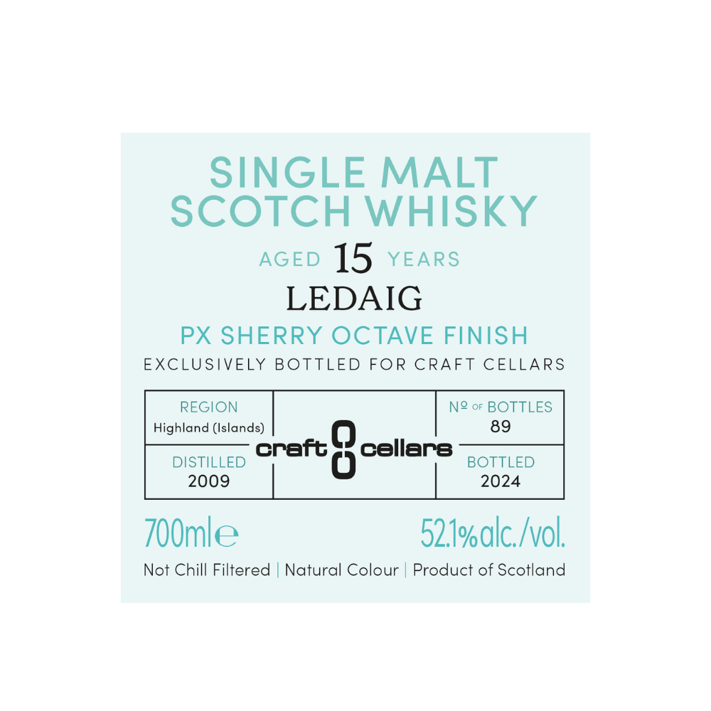 Murray McDavid 15 Year Old Ledaig PX Sherry Octave Finish