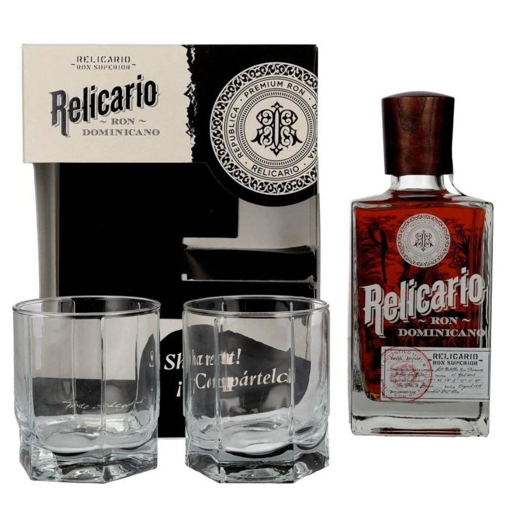 Relicario Superior Gift Pack with 2 Glasses
