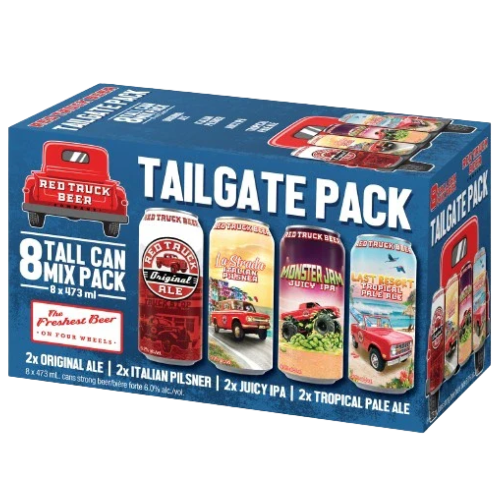 Red Truck Tailgate 8 Pack Mixer 8 x 473ml