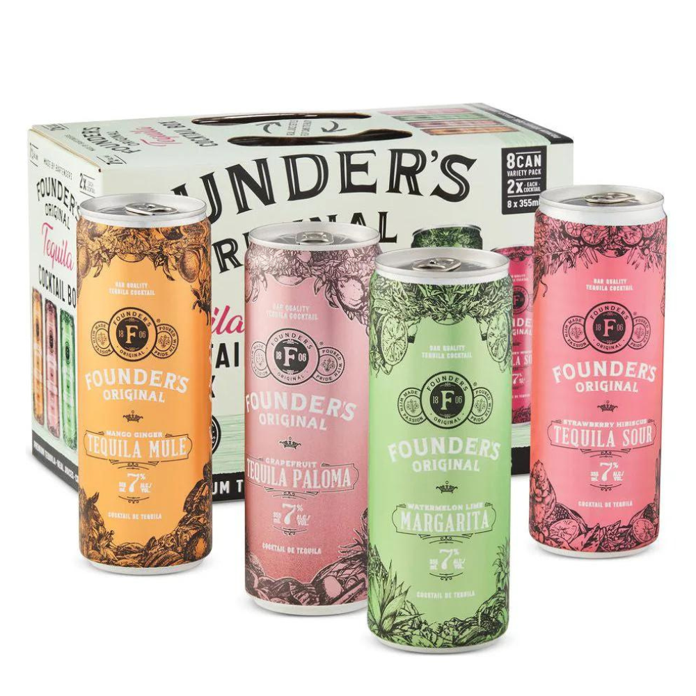 Founder's Original Tequila Cocktail Box 8 x 355ml (DISC)