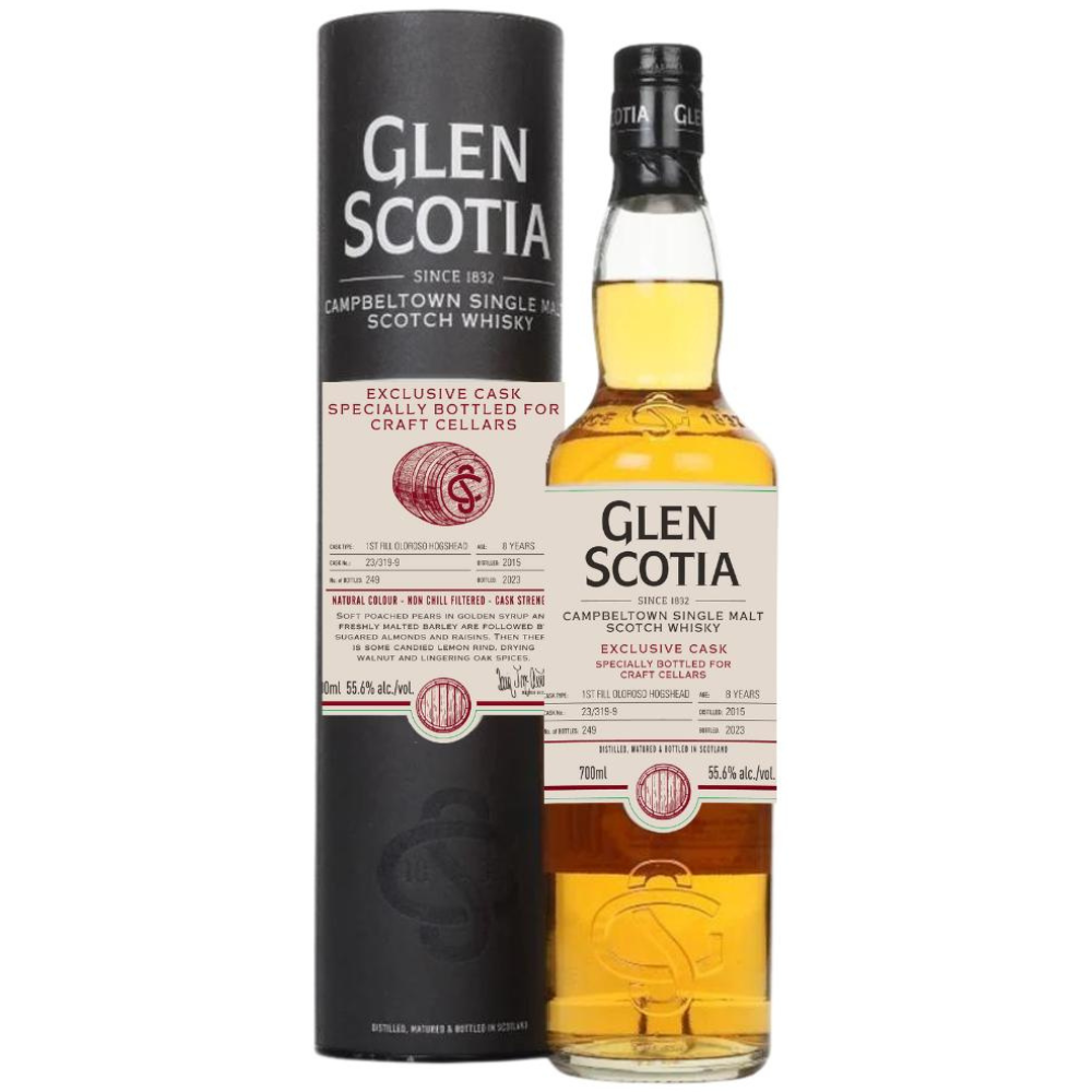 Glen Scotia 2015 8 Year Old Craft Cellars Single Cask