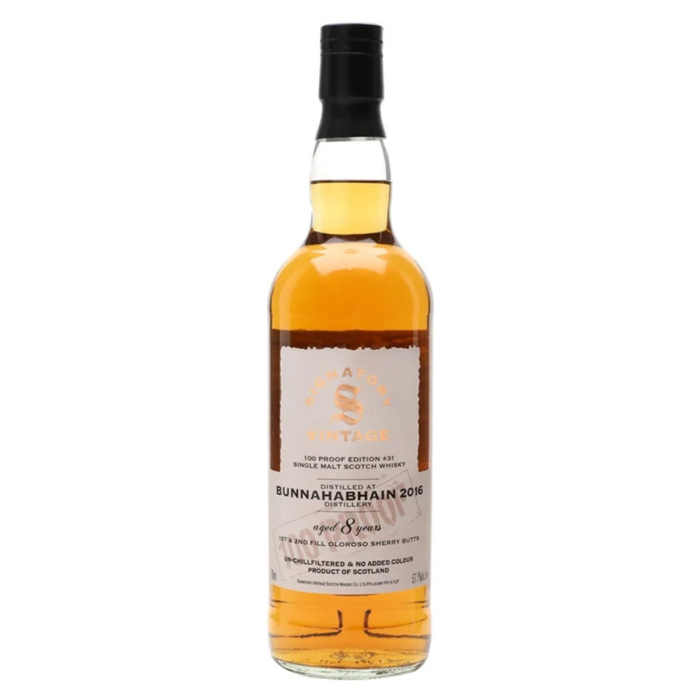 Signatory Bunnahabhain 2016 100 PROOF #31