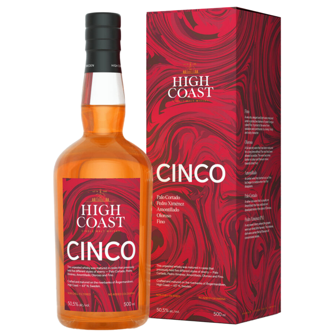High Coast Cinco 6 Year Old Whisky