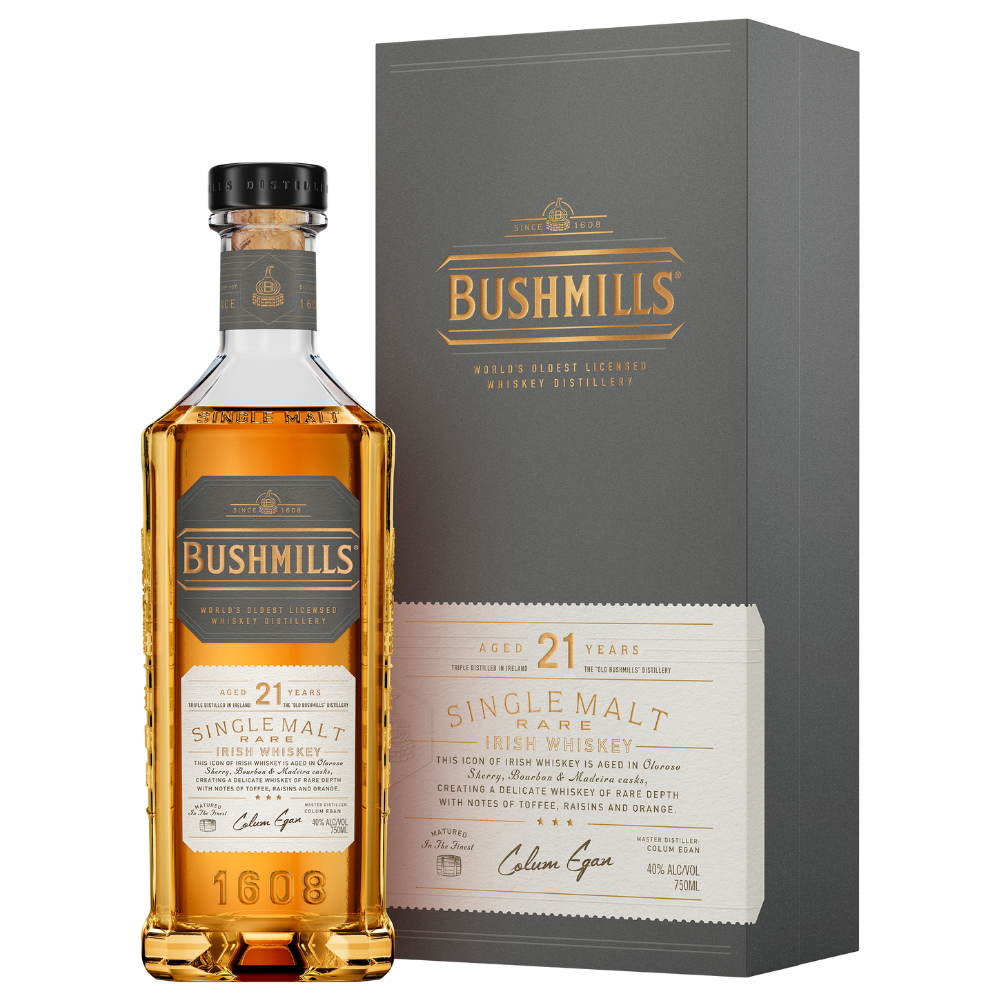Bushmills 21 Year Old Irish Whiskey
