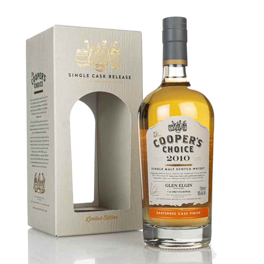 Glen Elgin 11 Year Old 2010 Sauternes Cask Finish- The Cooper’s Choice