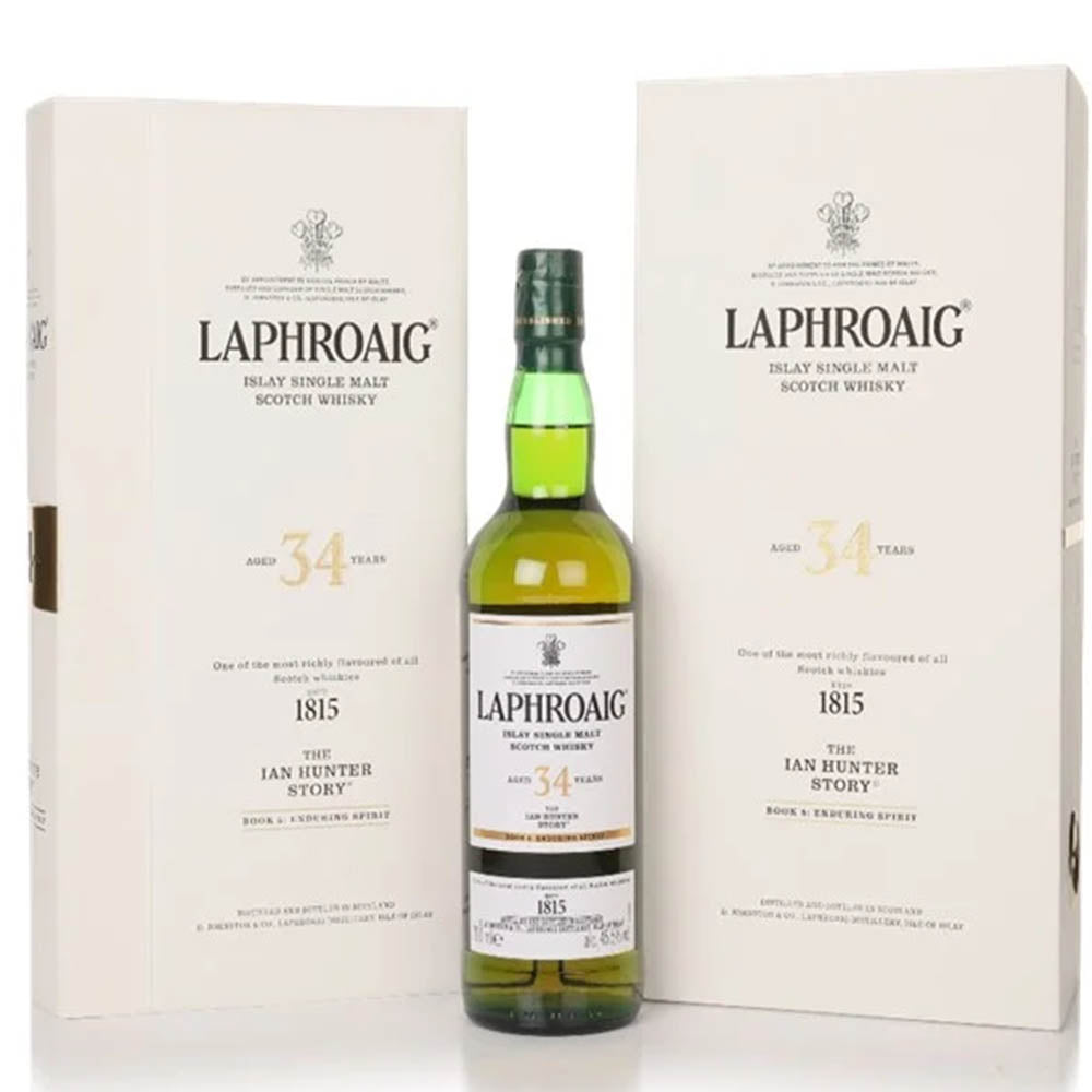 Laphroaig 34 Year Old β The Ian Hunter Story Book 5