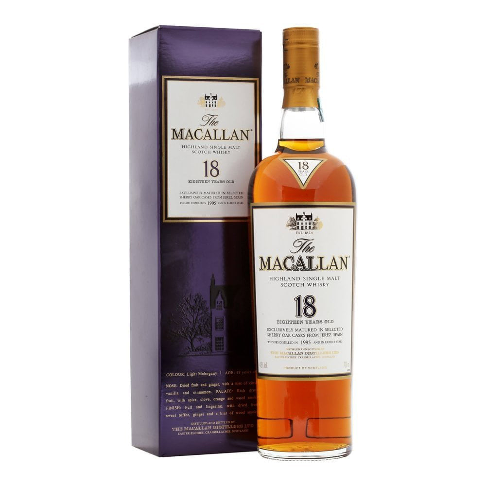 Macallan 18 Year Old – Sherry Oak – 1995