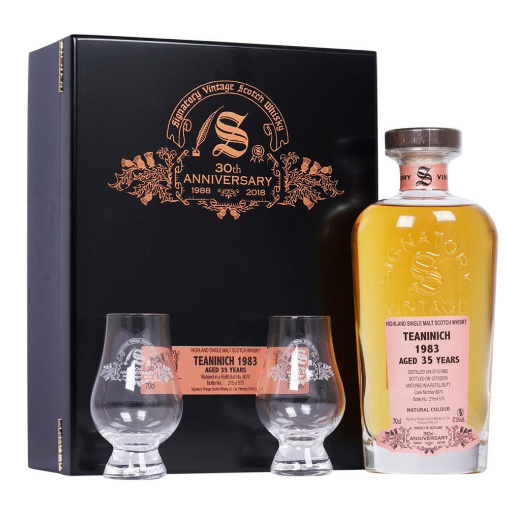 Teaninich 1983 35 Year Old Signatory 30th Anniversary Highland Single Malt (57.5% ab
