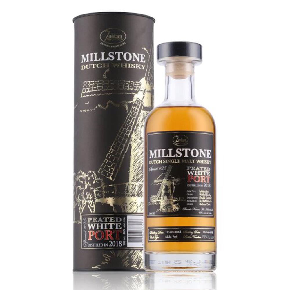 Millstone Peated White Port Dutch Whiskey