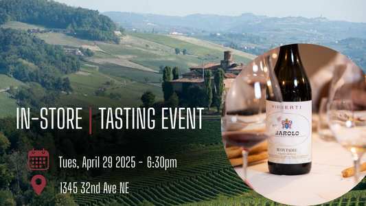 Craft Cellars Presents Viberti Giovanni Fine Wine Tasting April 29, 2025
