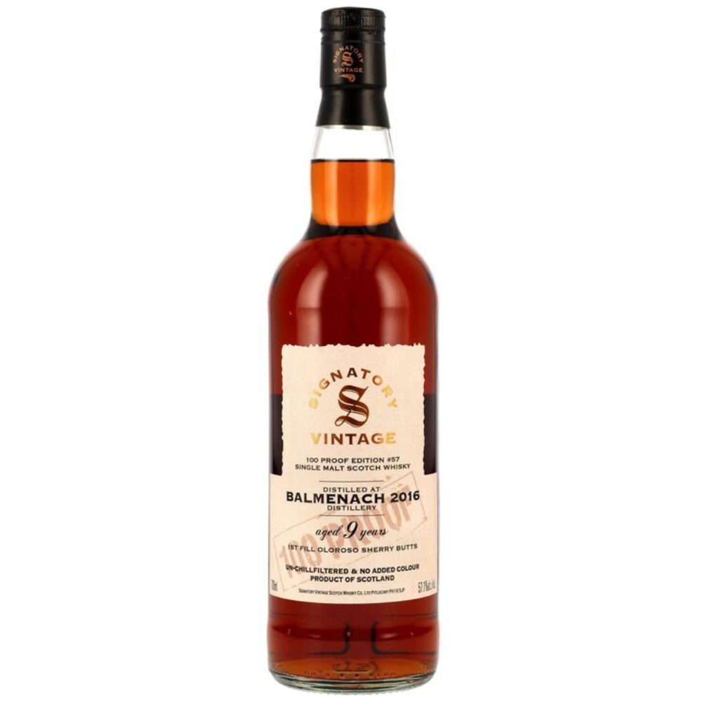 100 Proof Balmenach Signatory
