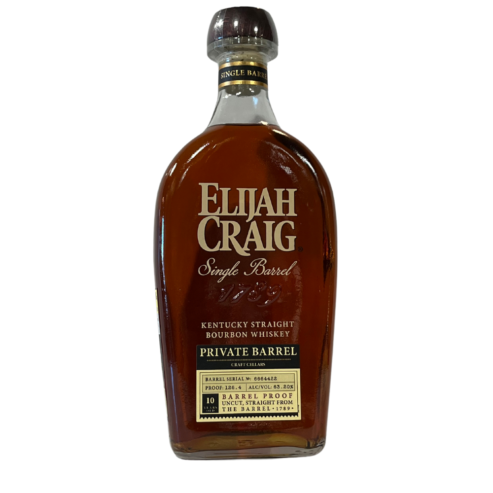 OO Elijah Craig Barrel Proof Private Select 10 Year Old (Craft Cellars)