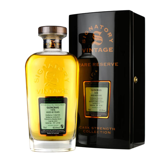 Glencraig 1976 Vintage 40 Year Old (Signatory Cask Strength Collection)