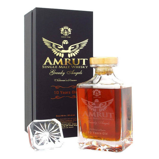 Amrut Greedy Angels 10 Year Old Chairman’s Reserve Ex-Bourbon