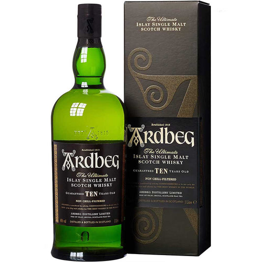 Ardbeg 10 Year Old Scotch Whisky 1 Litre