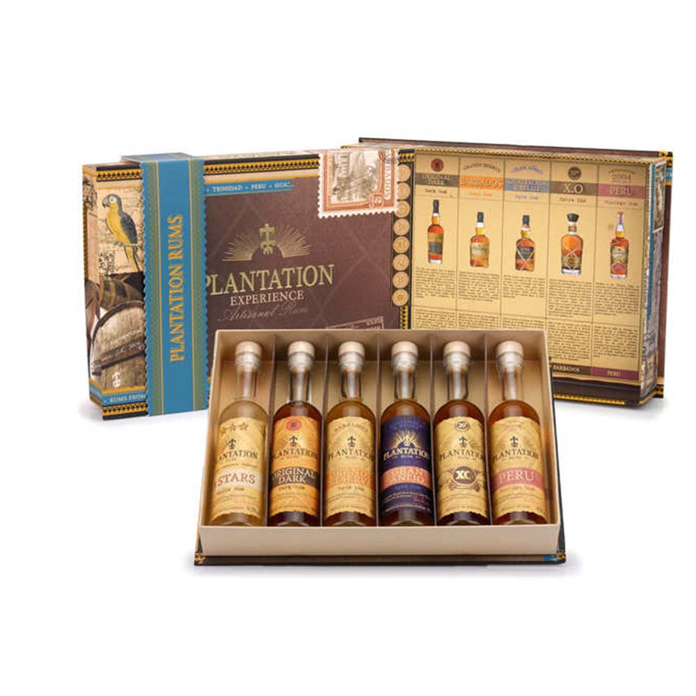 Plantation Artisanal Rum Cigar Box Gift Set