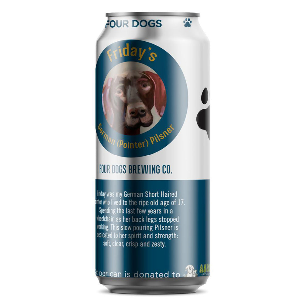 Four Dogs Brewing Friday German Pointer Pilsner (DISC)