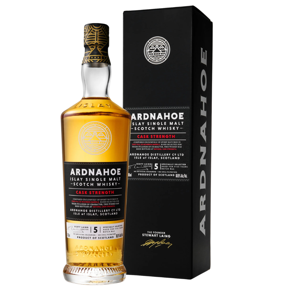 Ardnahoe Single Malt Cask Strength 5 Year Old