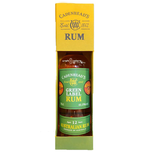 CADENHEAD GREEN LABEL RUM 12 YO