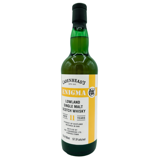 Cadenhead Enigma 11 Year Old Lowland Single Malt