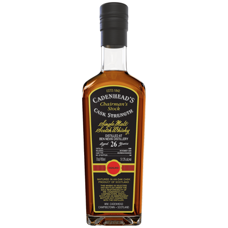 Cadenhead's 19年 スコッチウイスキー Cadenhead_sBenNevis26YearOld_4