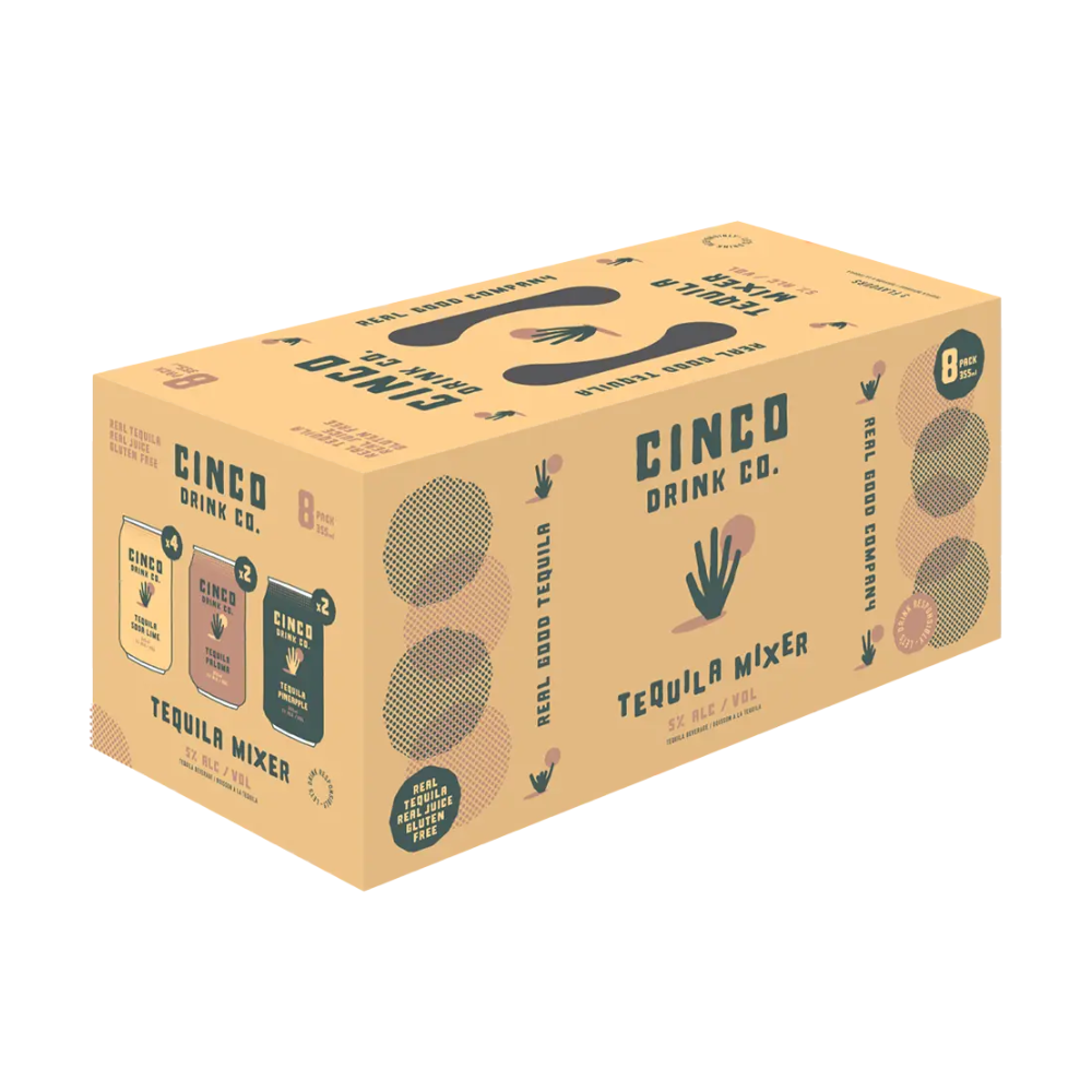 Cinco Drink Co. Tequila Mixer 8PK