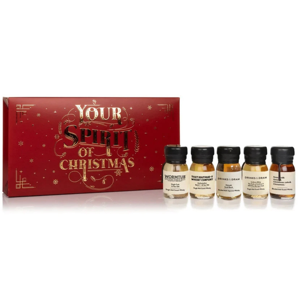 Drinks by the Dram Christmas Whisky Tasting Set 5x30mL