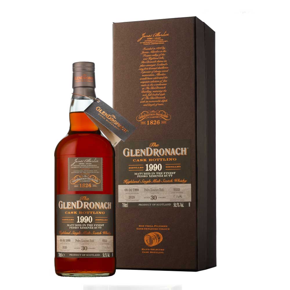 Glendronach 1990 Cask #9333, Aged 30 Years Batch 18