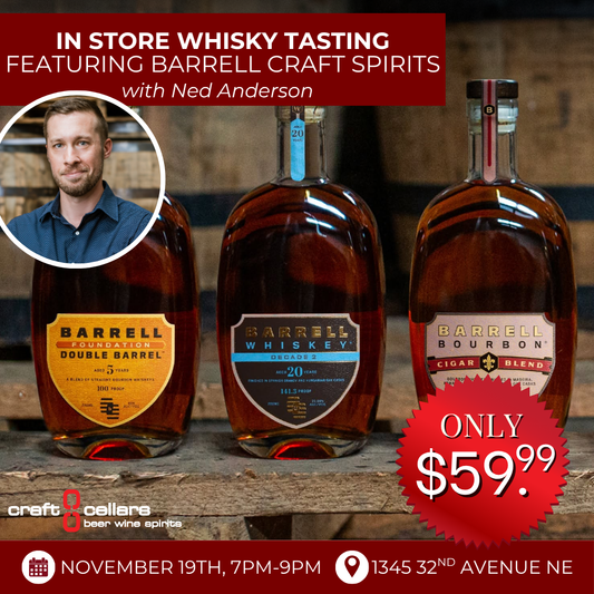 In Store Whiskey Tasting: Barrell Craft Spirits Nov.19