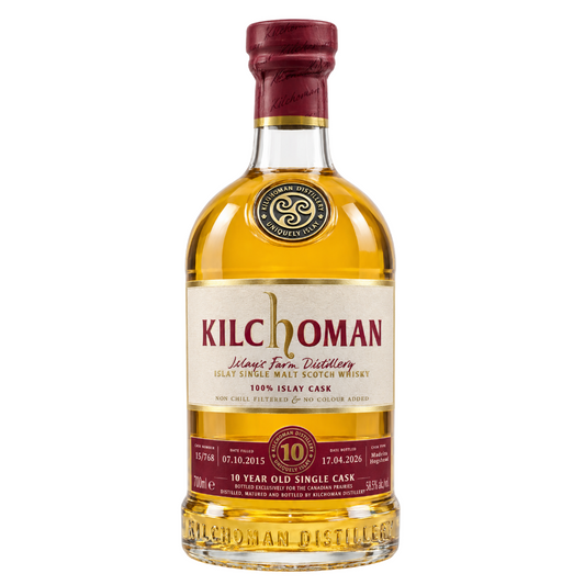 Kilchoman Madeira Hogshead 10 Year Old 100% Islay Single Cask