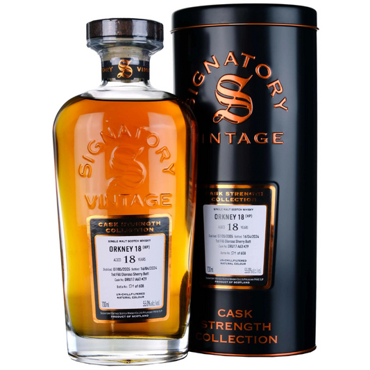 Signatory Orkney 18 Year Old (HP) Cask Strength Collection 2005