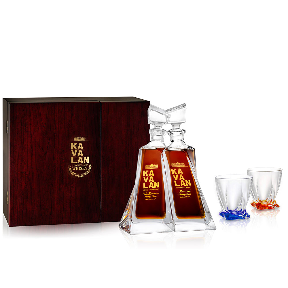 Kavalan Solist PX and Moscatel Sherry Cask with Wooden Gift B