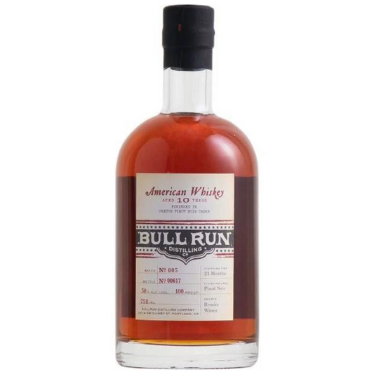 Bull Run Distillery Pinot Noir Finished 14 Year Old American Whiskey