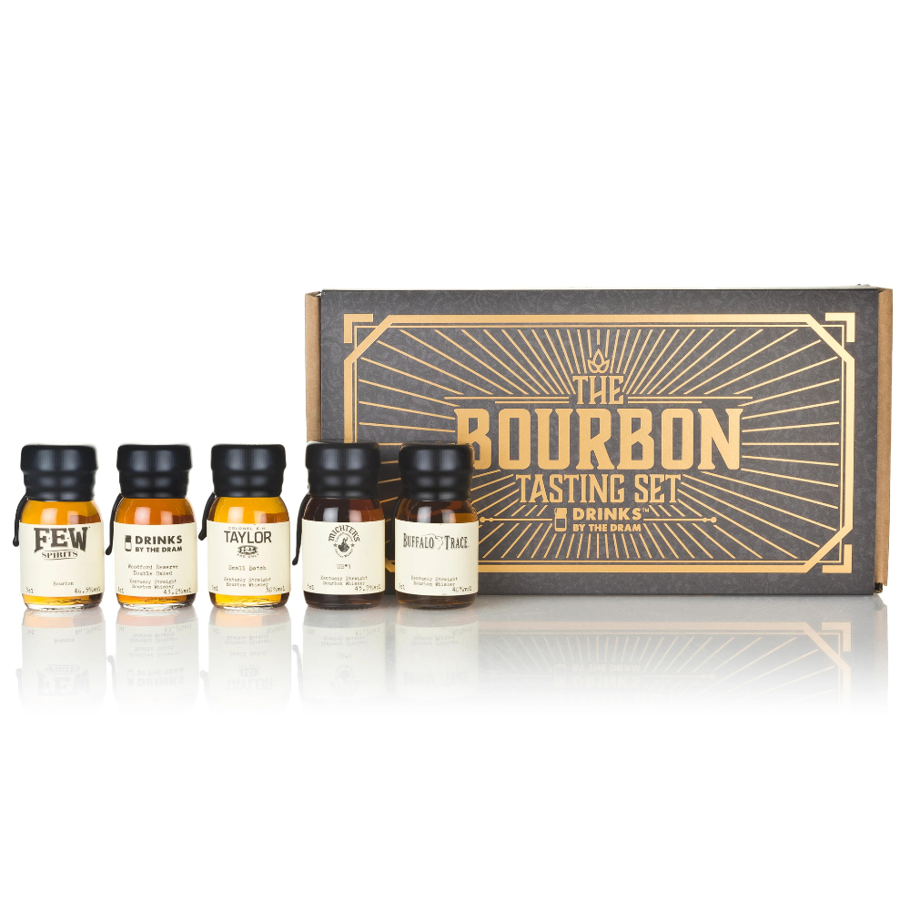 Drinks By The Dram Bourbon Whiskey Tasting Set 5 x 30ml