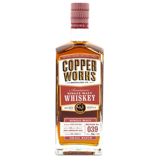 Copperworks American Single Malt Whisky R39