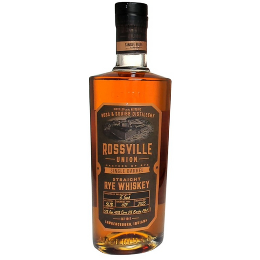 Rossville Union Barrel Proof Rye - E Sych Personal Selection