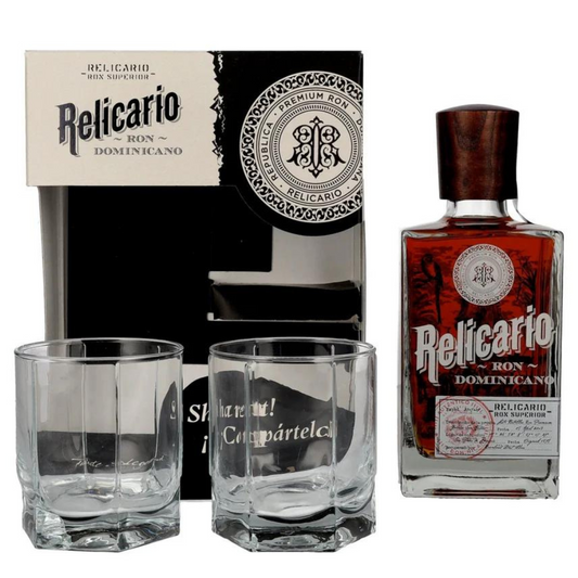 Relicario Superior Gift Pack with 2 Glasses