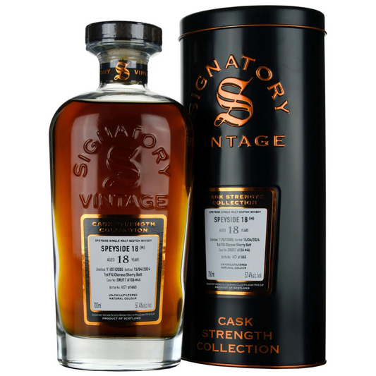 Signatory Speyside (M) 2005 18 Year Old Cask Strength Collection