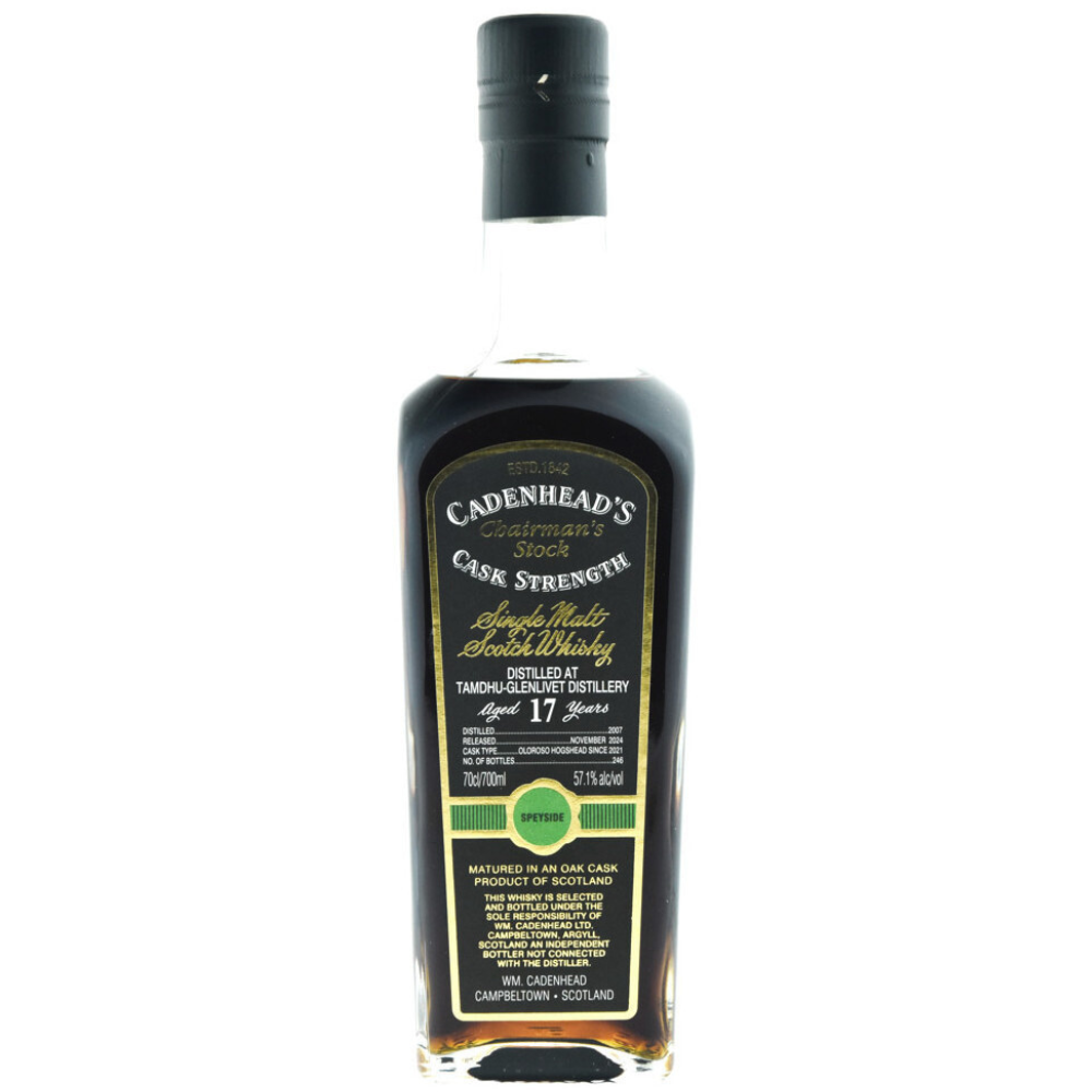 Cadenhead’s Tamdhu 17 Year Old Chairman’s Stock Cask Strength