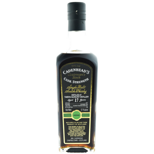 Cadenhead’s Tamdhu 17 Year Old Chairman’s Stock Cask Strength