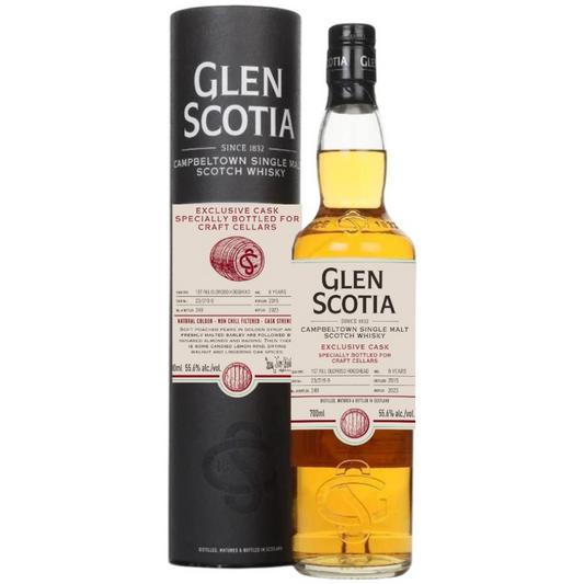 Glen Scotia 2015 8 Year Old Craft Cellars Single Cask