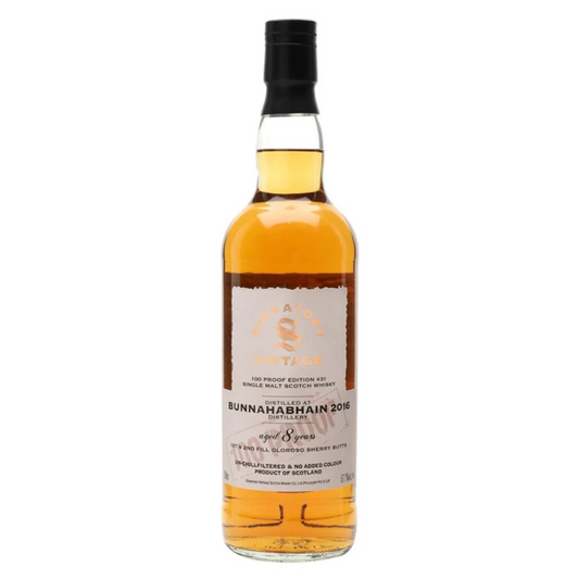 Signatory Bunnahabhain 2016 100 PROOF #31