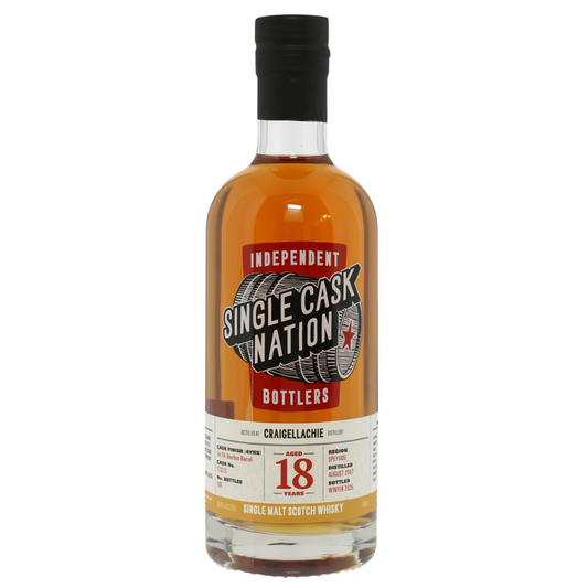 Single Cask Nation Craigellachie 18 Year Old