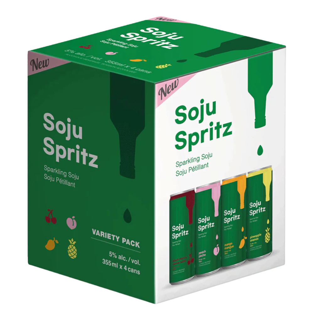 Soju Spritz Variety Pack 4x355mL
